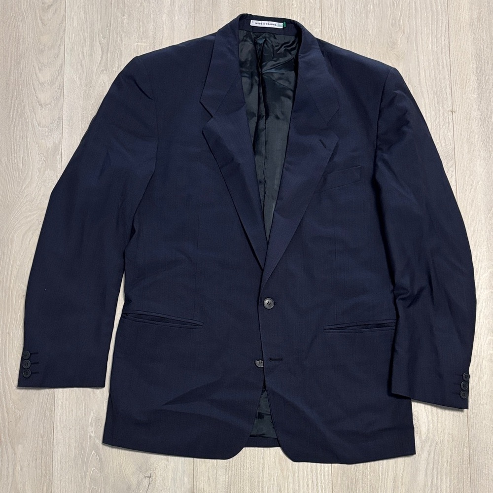 🔥BUNDLESALE Mens 44R Yves Saint Laurent Dark Blue Blazer Sports Coat Jacket